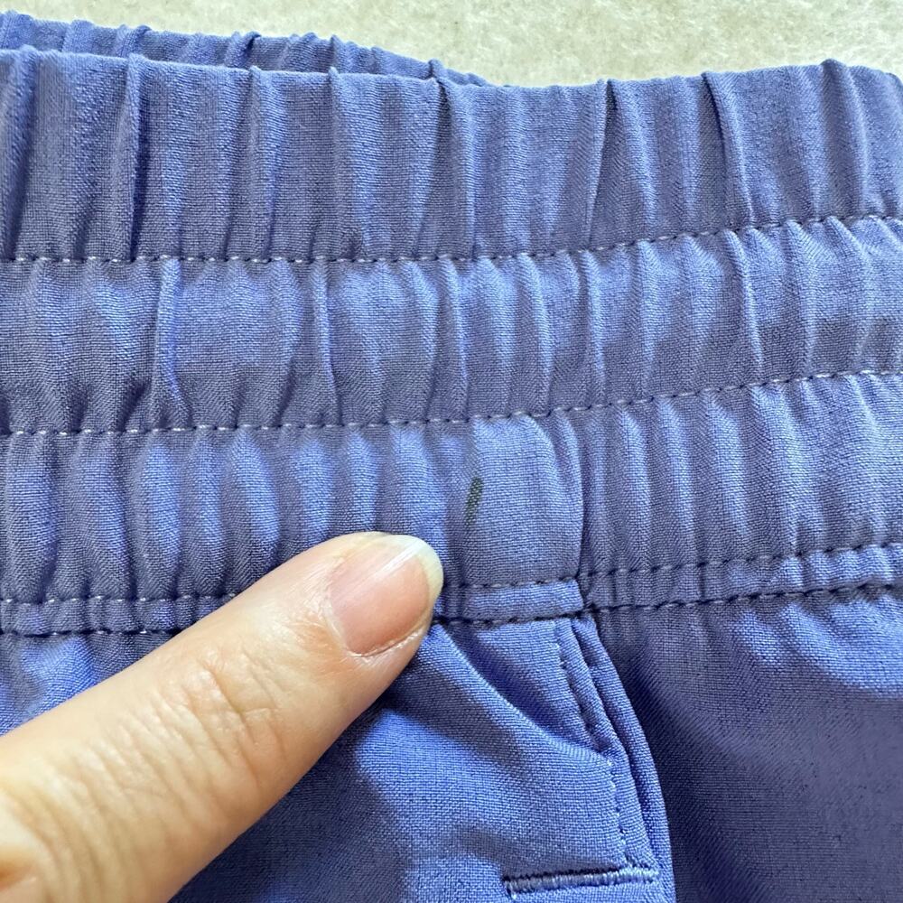 Athleta Arrival Straight Leg Ankle Pants Adonis Purple Blue #586940 10 Tall NWOT - Picture 13 of 13